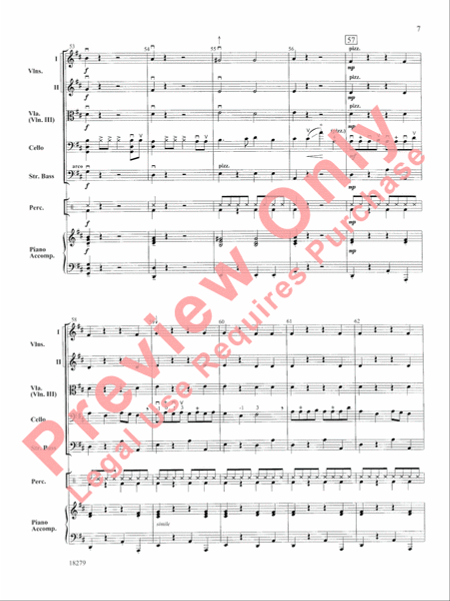 Cellos Ole! String Orchestra scores gallery preview page 8