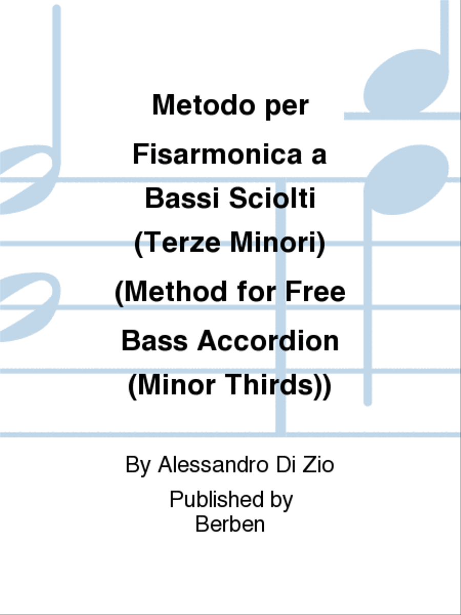 Metodo per Fisarmonica a Bassi Sciolti (Terze Minori) Chamber Music scores gallery preview page 1