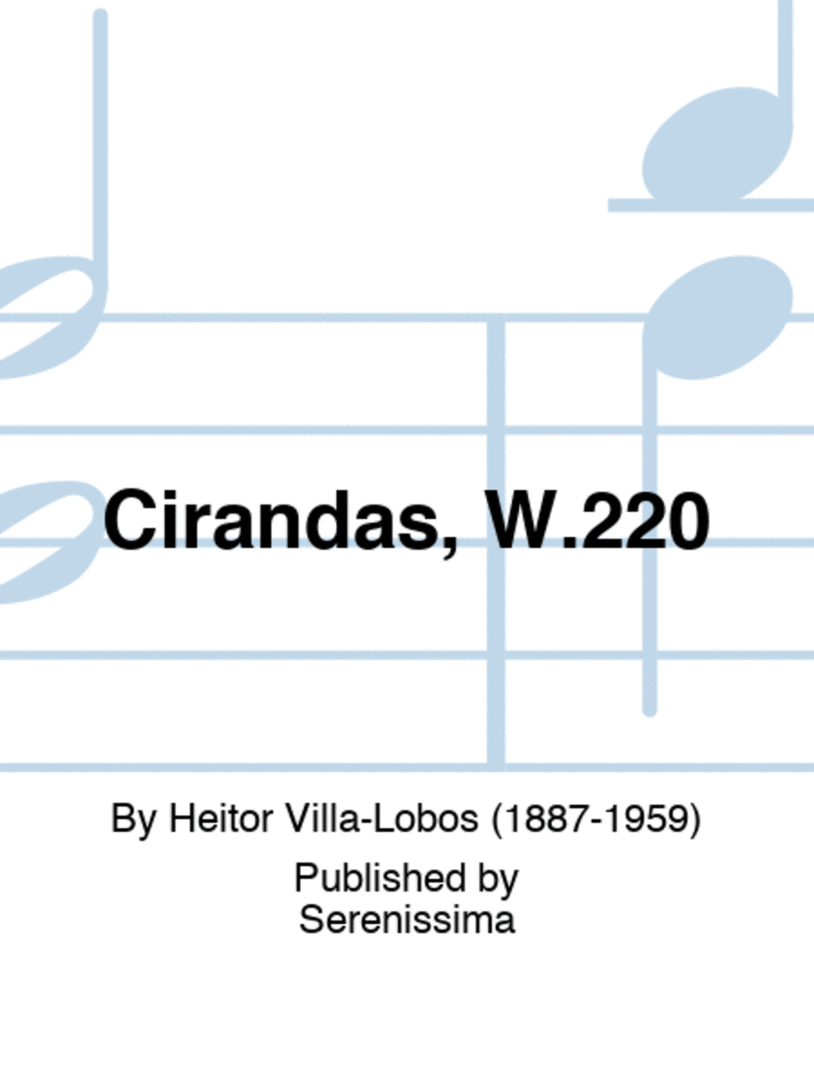 Cirandas, W.220 Piano scores gallery preview page 1
