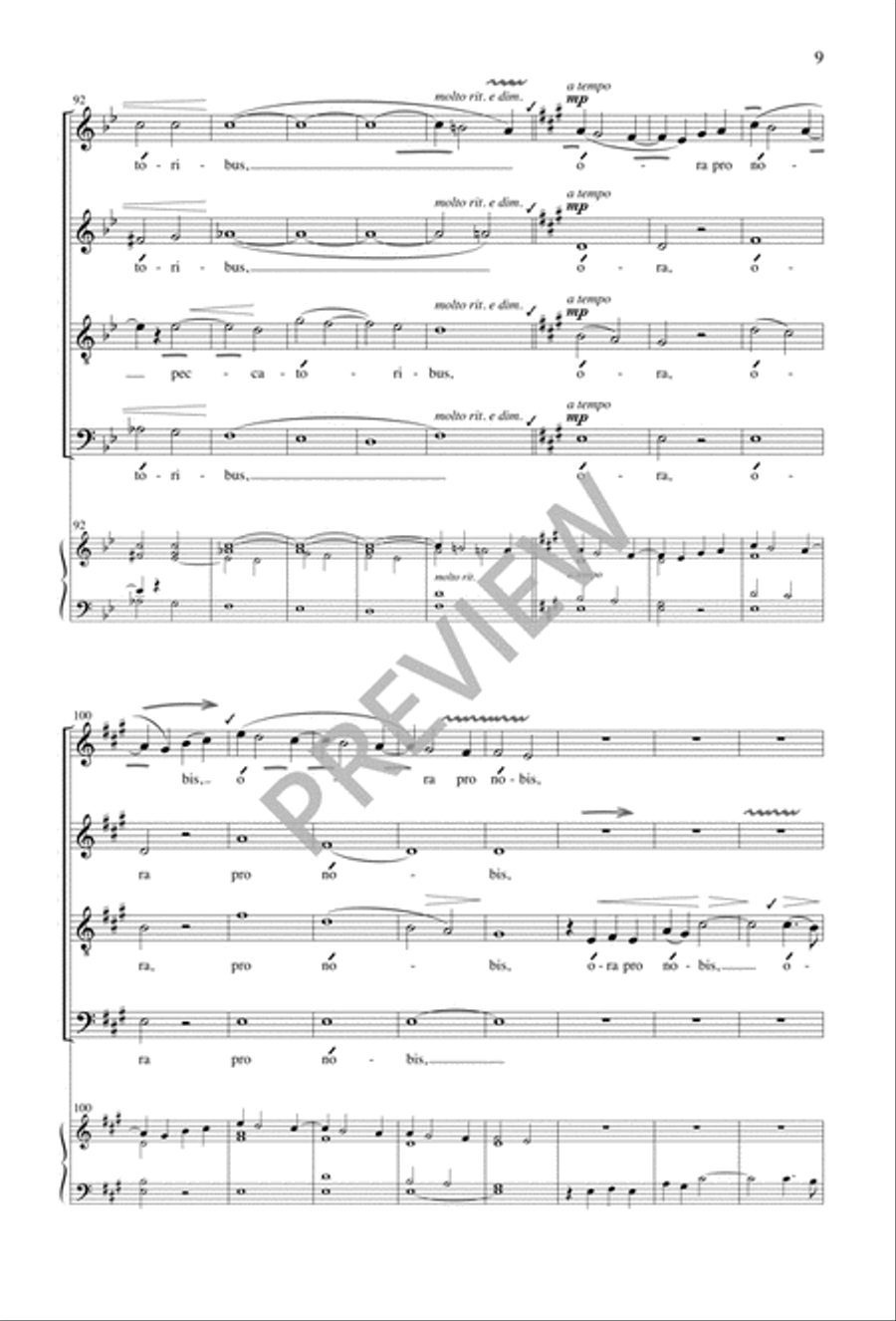 Ave Maria 4-Part scores gallery preview page 10