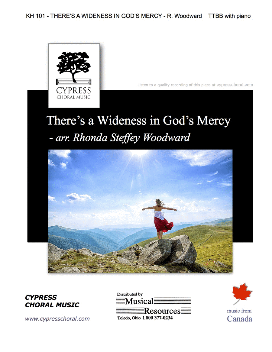 There's A Wilderness In God’s Mercy TTBB scores gallery preview page 1