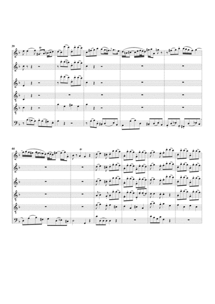 Blute nur from Matthaeuspassion BWV 244 (arrangement for 6 recorders)