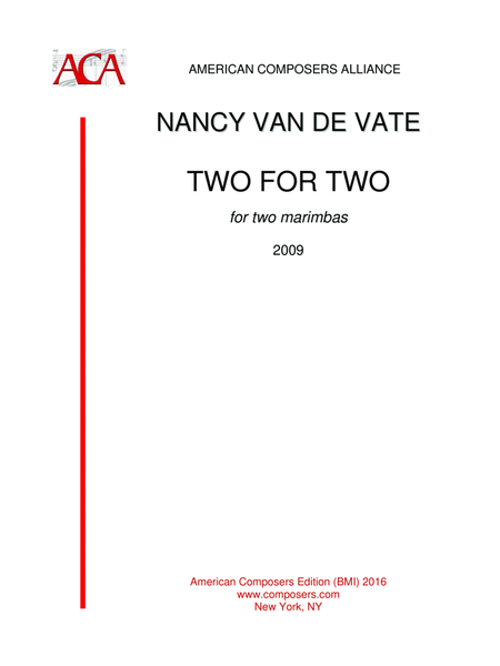 [Van de Vate] Two for Two