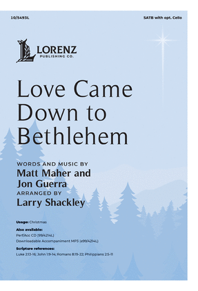 Love Came Down to Bethlehem