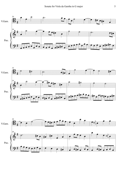 Sonata for Viola da Gamba in G major BWV 1027 3rd image number null