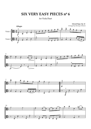 Six Very Easy Pieces nº 6 (Allegro) - Viola Duet