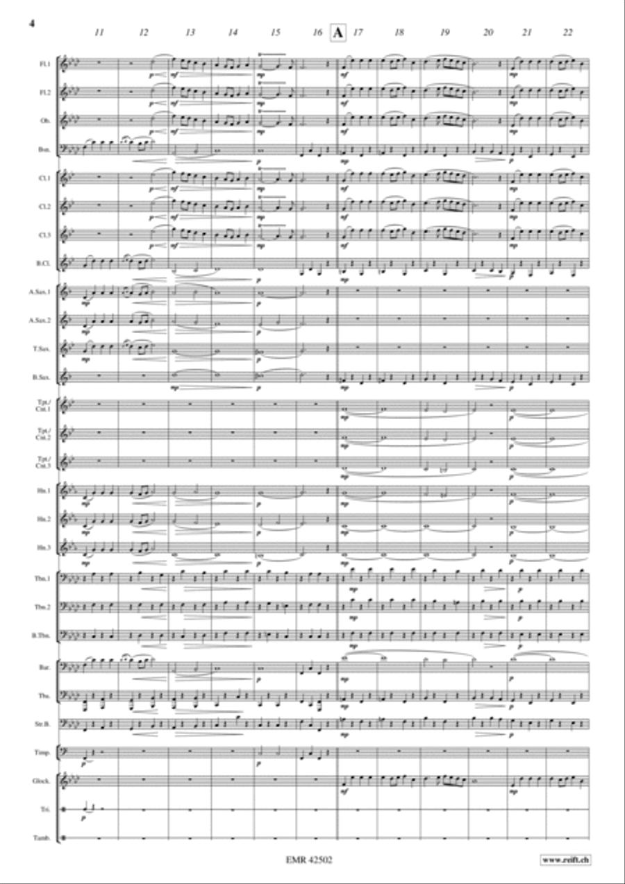 La Cinquantaine Concert Band scores gallery preview page 4