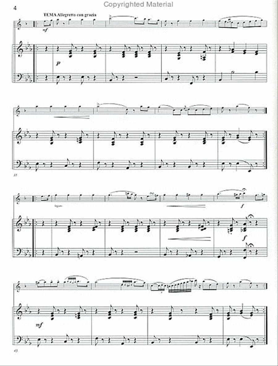 Adagio, Tema con Variazioni e Finale sopra motivi il tema nell'opera Il Pirata del Bellini Clarinet Solo scores gallery preview page 3