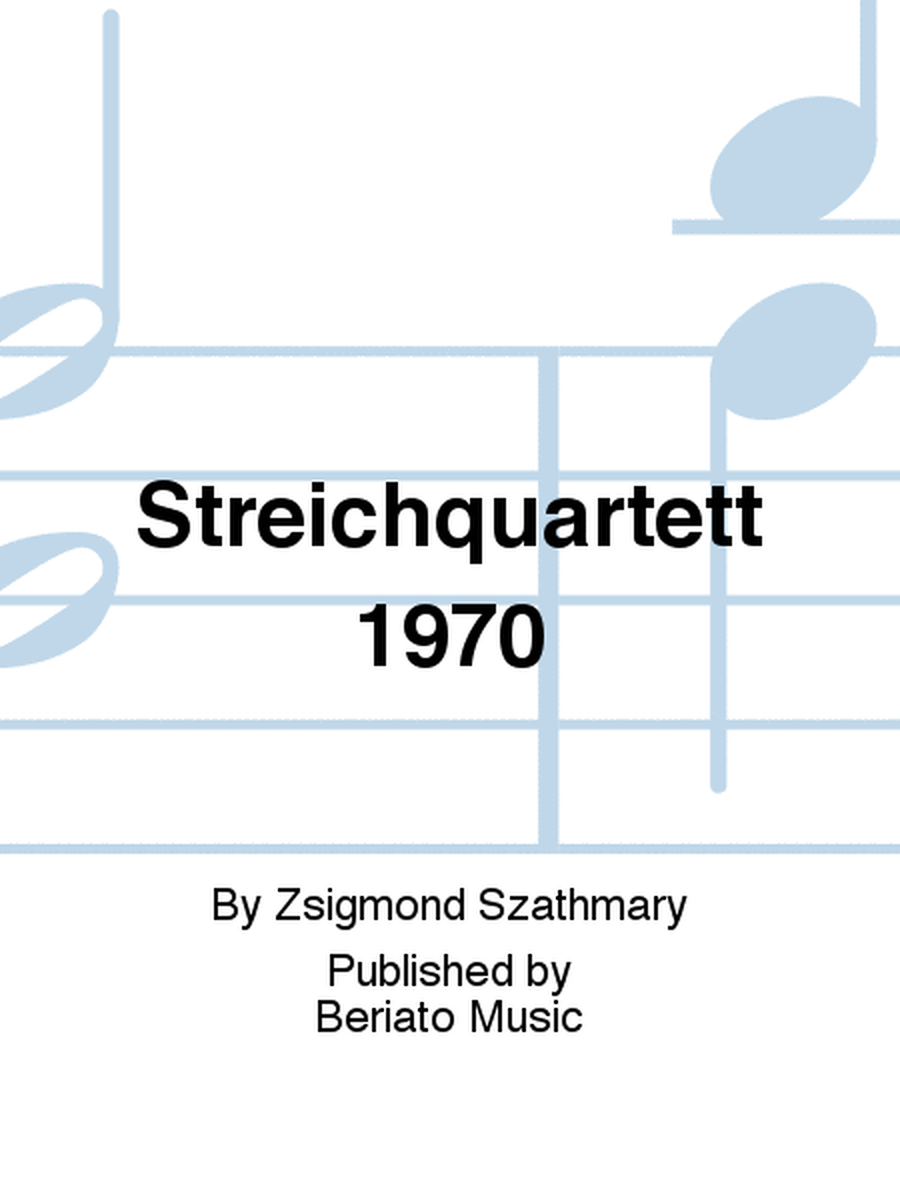 Streichquartett 1970