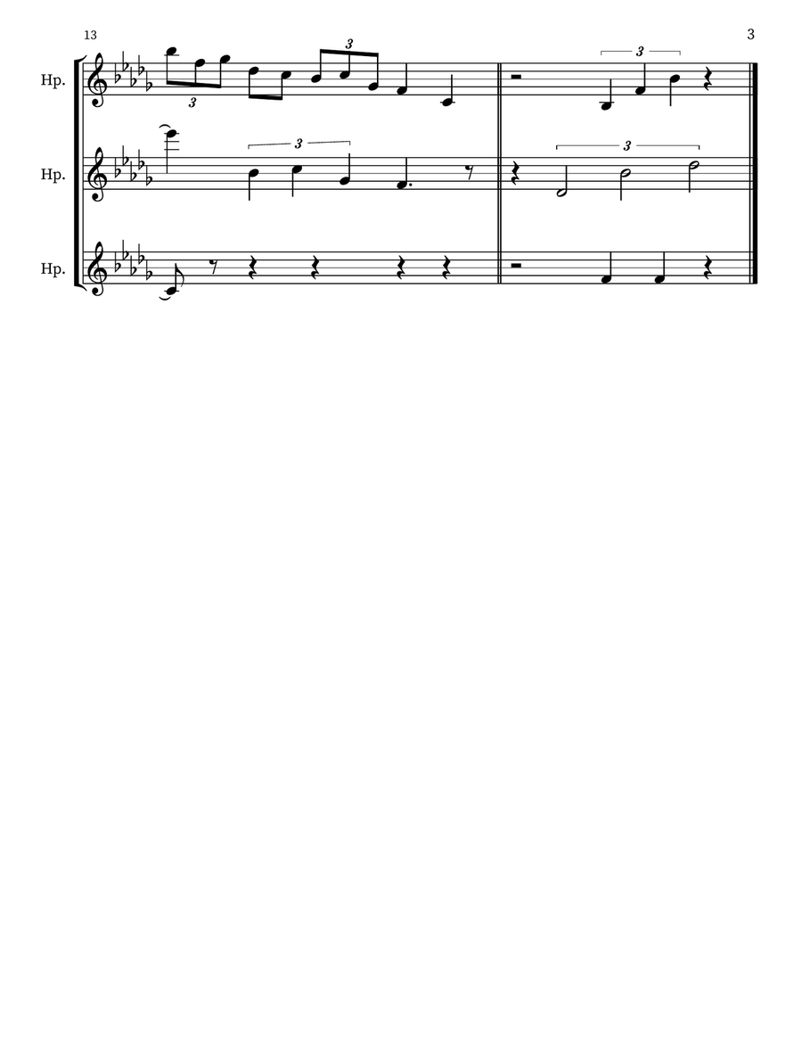 Children's Musing 27 Small Ensemble scores gallery preview page 3