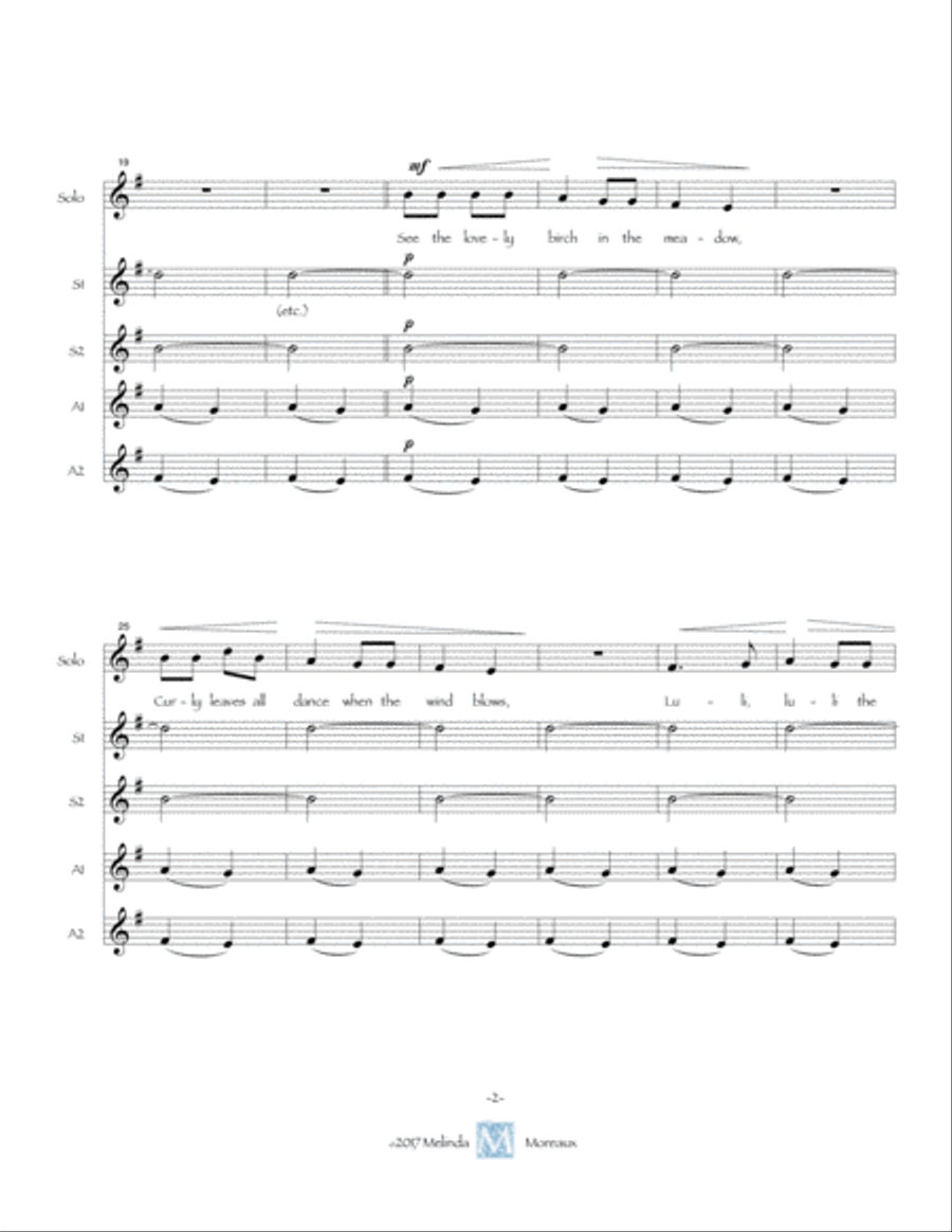 The Birch Tree SSA scores gallery preview page 2