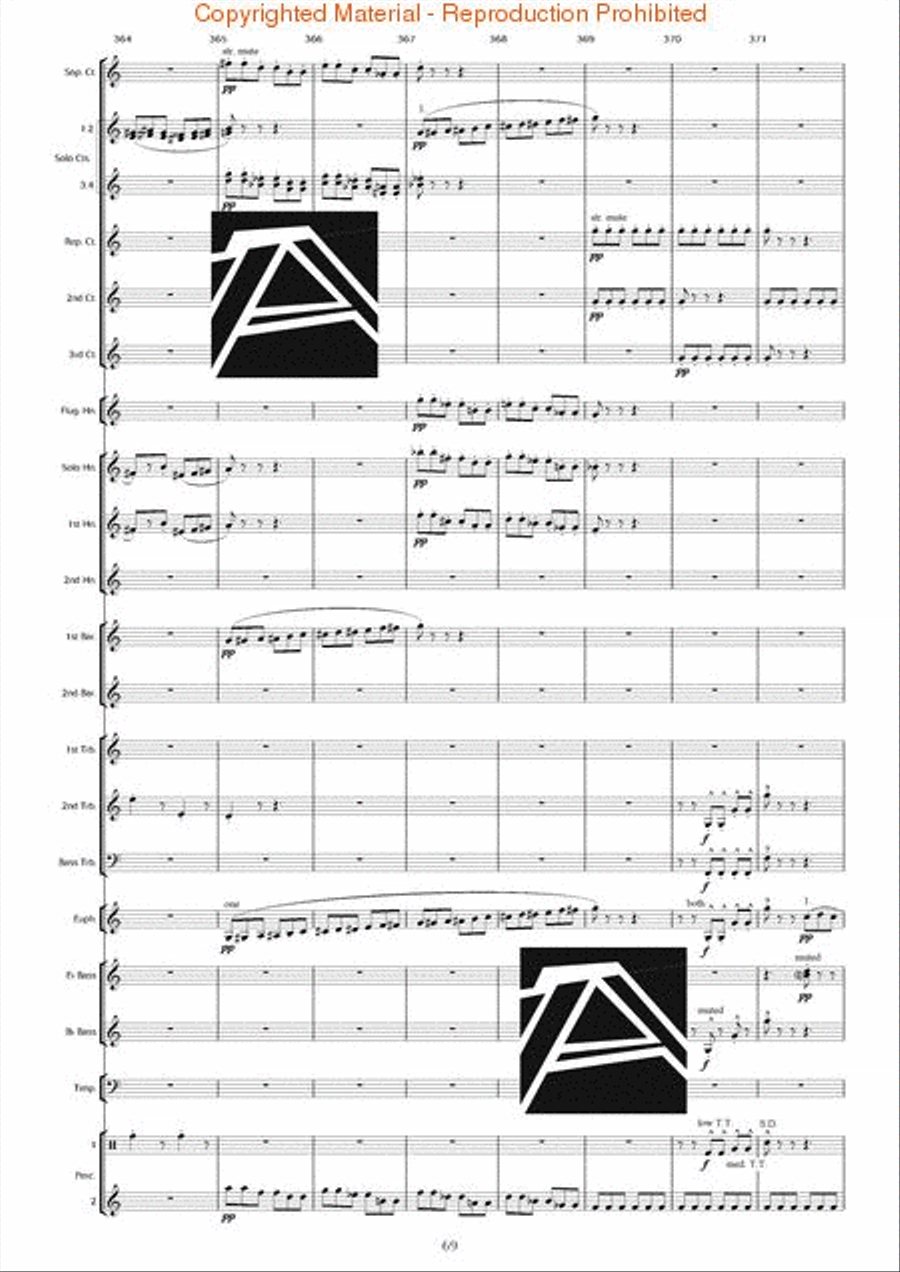Surround Sound Brass Band scores gallery preview page 70