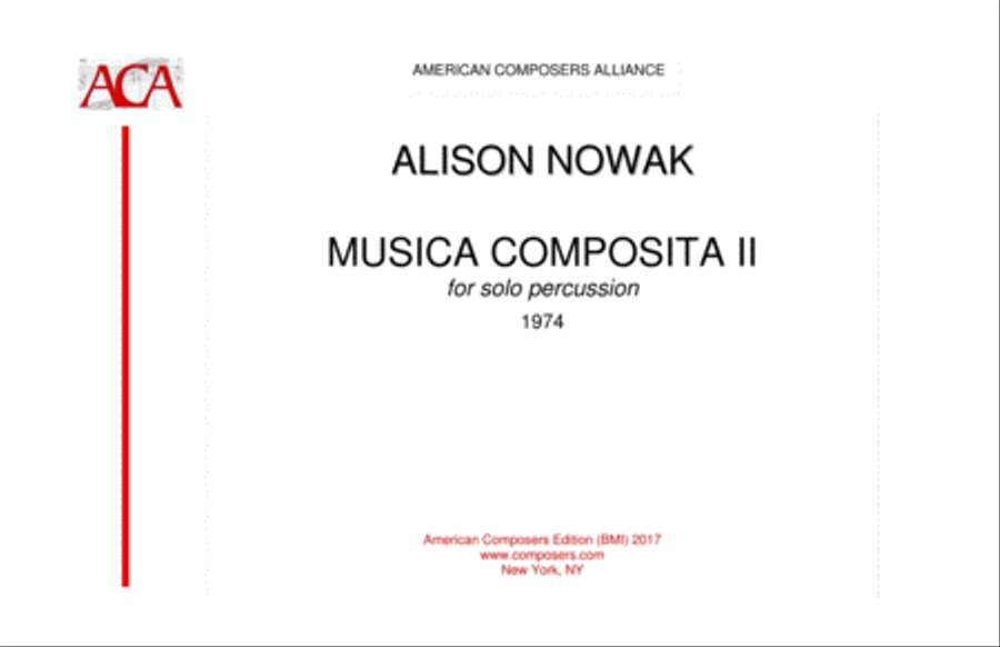 [NowakA] Musica Composita II Small Ensemble scores gallery preview page 1
