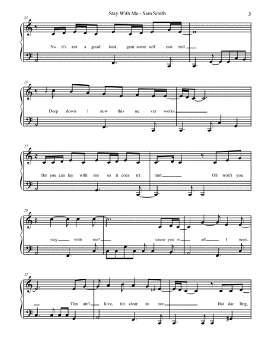 Stay With Me Small Ensemble scores gallery preview page 3