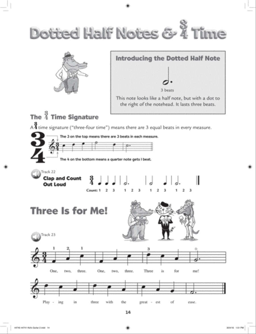 Alfred's Kid's Guitar Course 2 Easy Guitar scores gallery preview page 4