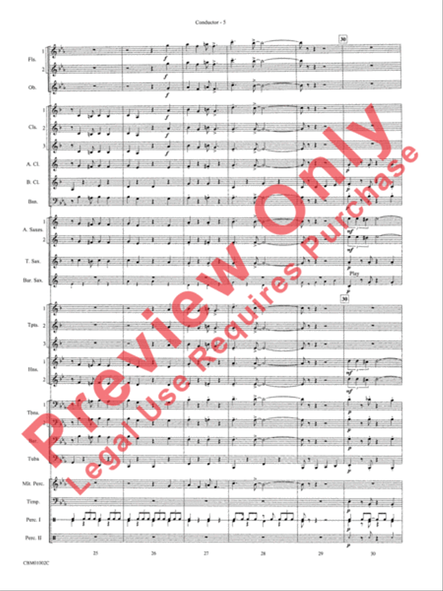 Chicago! (from the Musical Chicago!) Concert Band scores gallery preview page 8