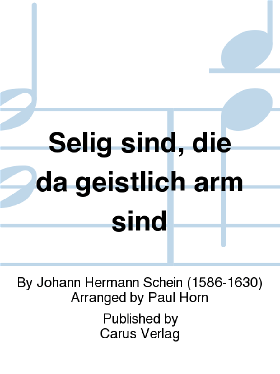 Selig sind, die da geistlich arm sind SSATB scores gallery preview page 1