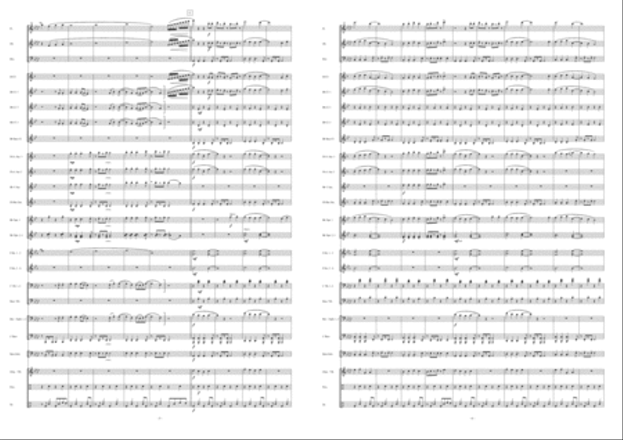 The 80's Charts Medley Fanfare Band scores gallery preview page 4