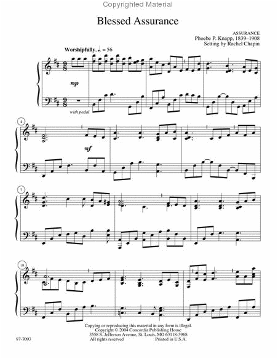 Lamb of God Lamb of God Piano Solo scores gallery preview page 2