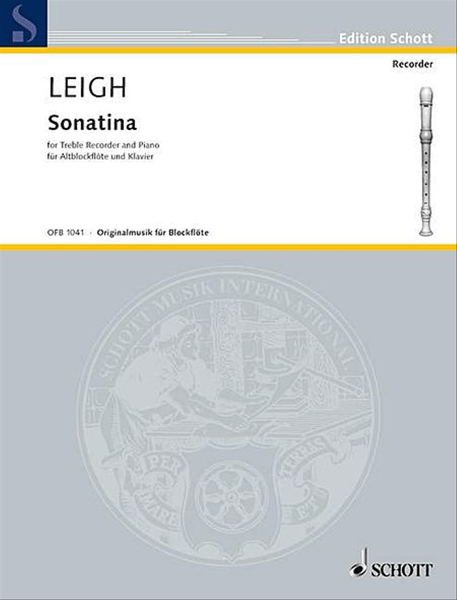 Sonatina Alto Rec/pf Flute scores gallery preview page 1