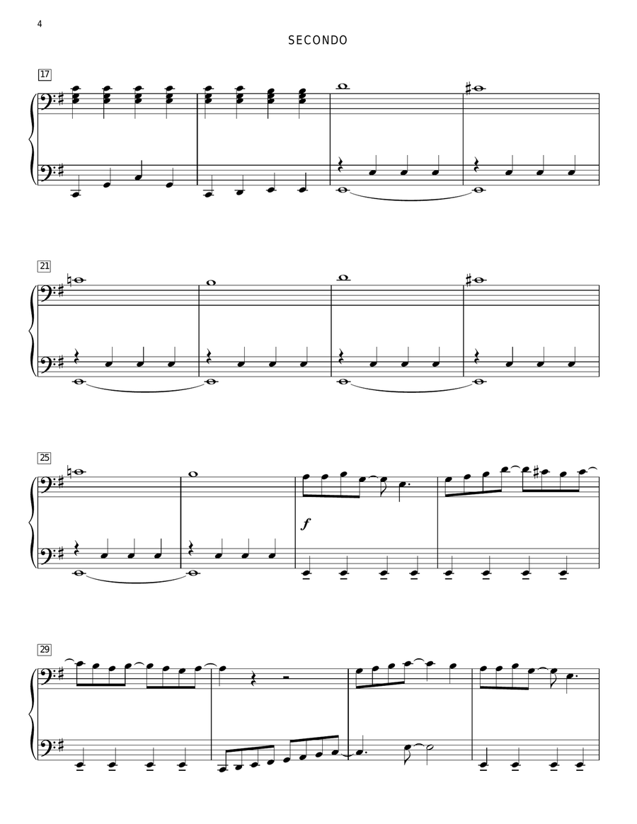 Eleanor Rigby Piano Duet scores gallery preview page 3