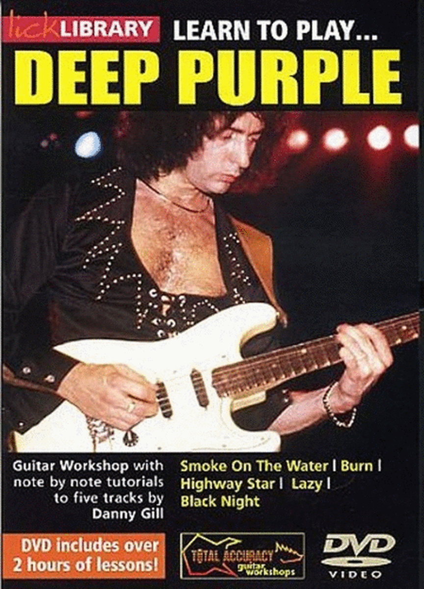 Learn To Play Deep Purple Dvd