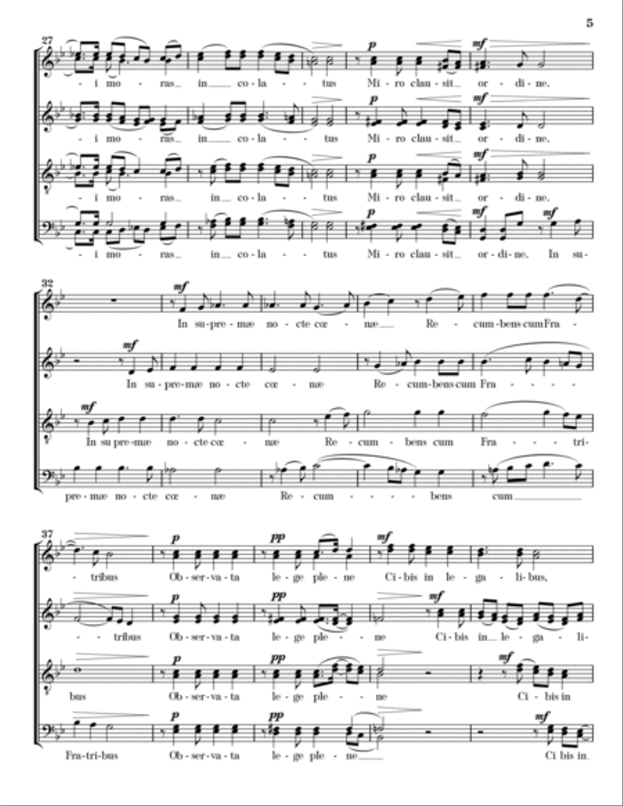 Pange Lingua Divisi scores gallery preview page 5