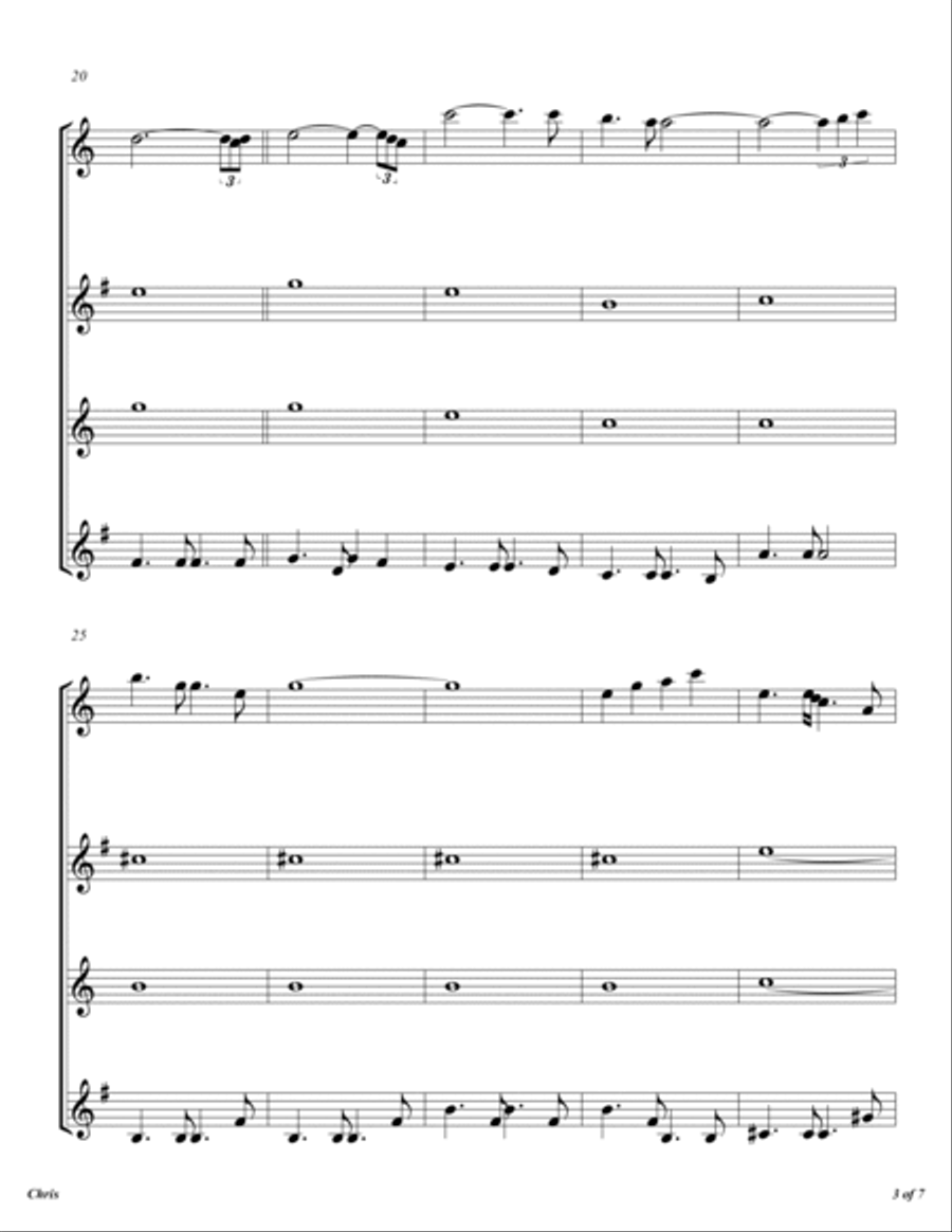 Chris Chris Woodwind Quartet scores gallery preview page 4