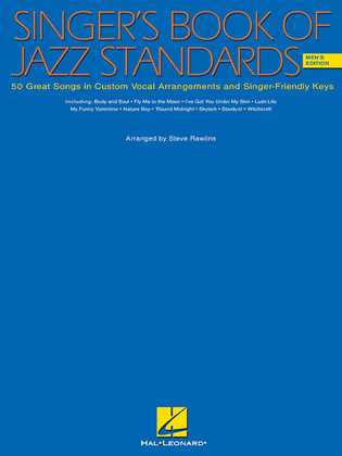 Book cover for The Singer's Book of Jazz Standards - Men's Edition