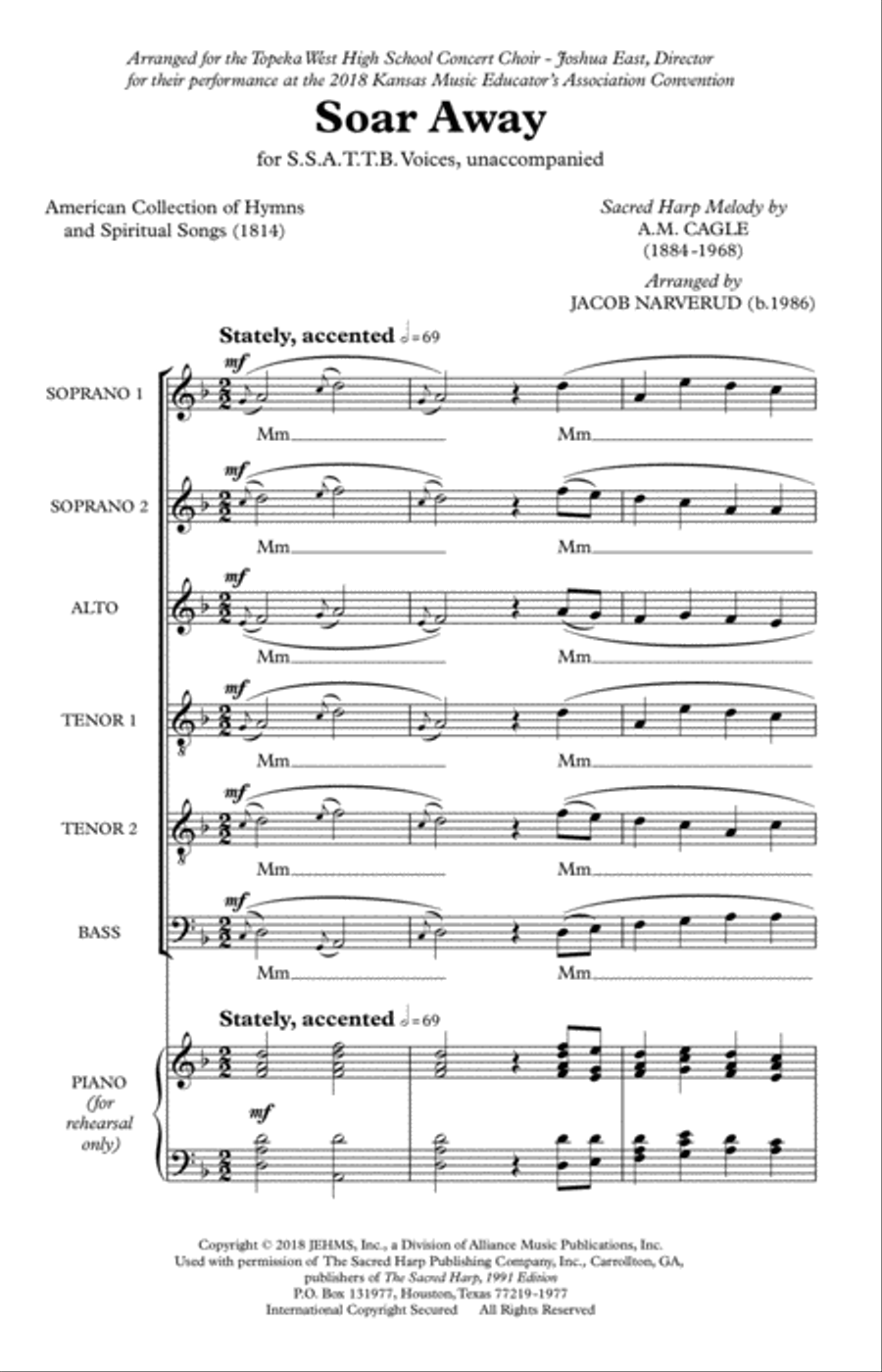 Soar Away A Cappella scores gallery preview page 2