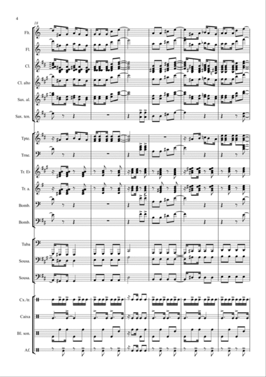 Batucajé Full Orchestra scores gallery preview page 4