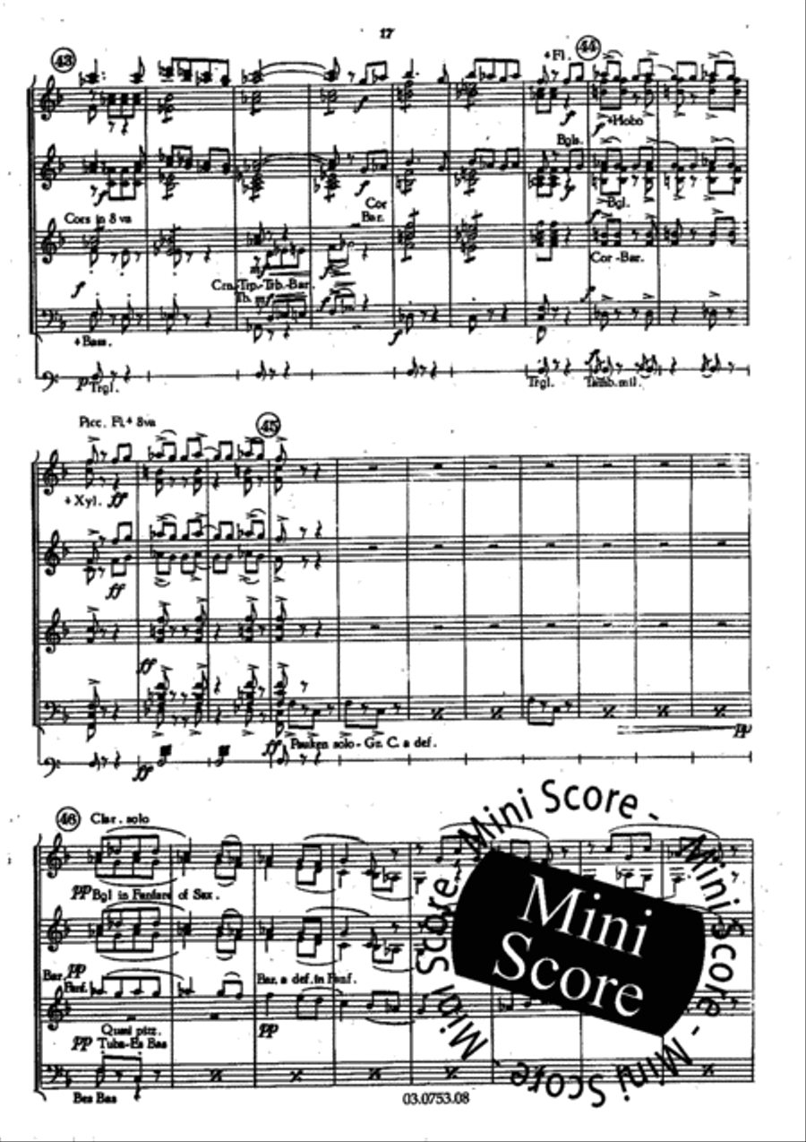 Colas Breugnon Concert Band scores gallery preview page 21