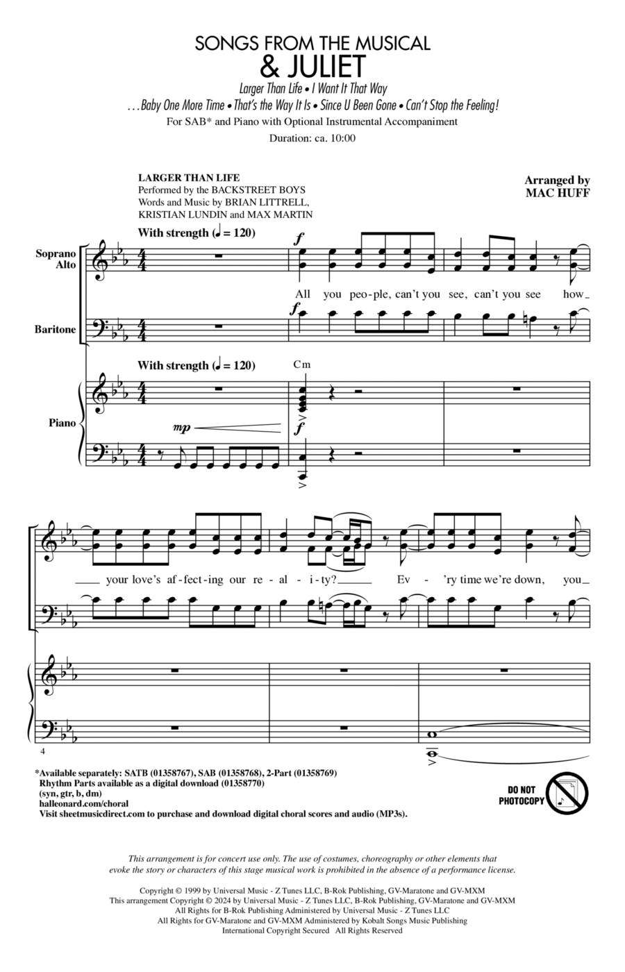 Songs from the Musical 