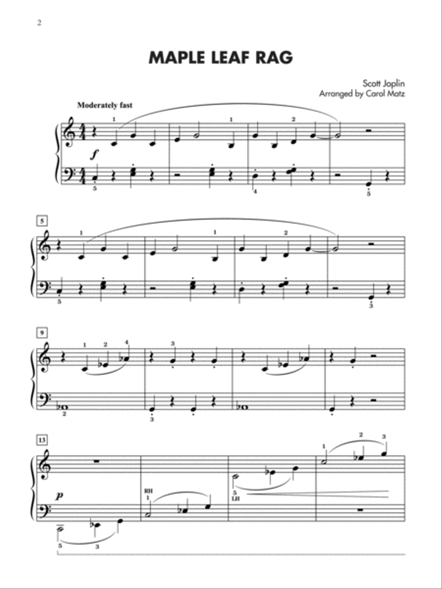 Joplin for Students, Book 1 Piano Method scores gallery preview page 2