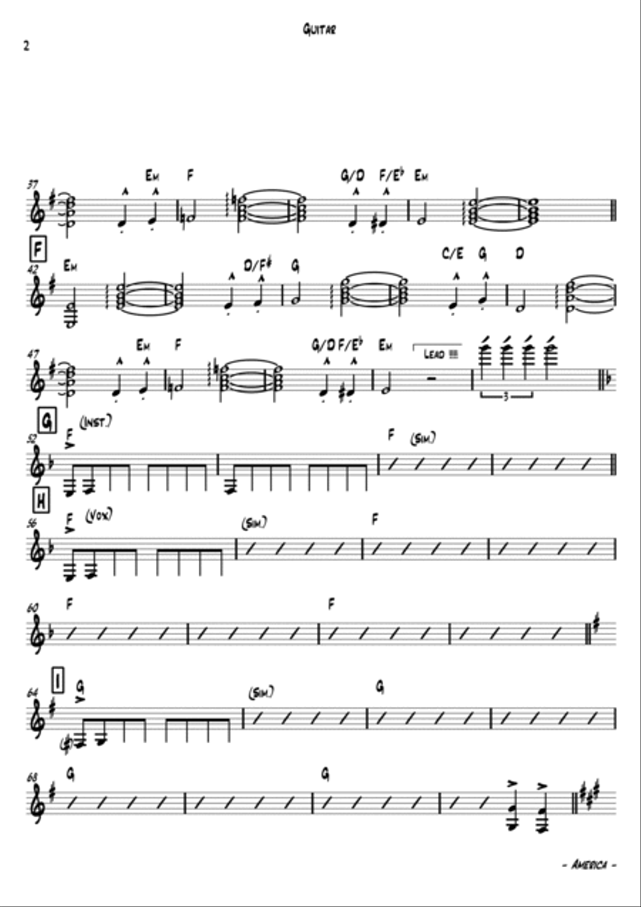 America Choir scores gallery preview page 3