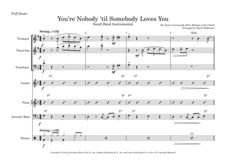 You're Nobody 'til Somebody Loves You