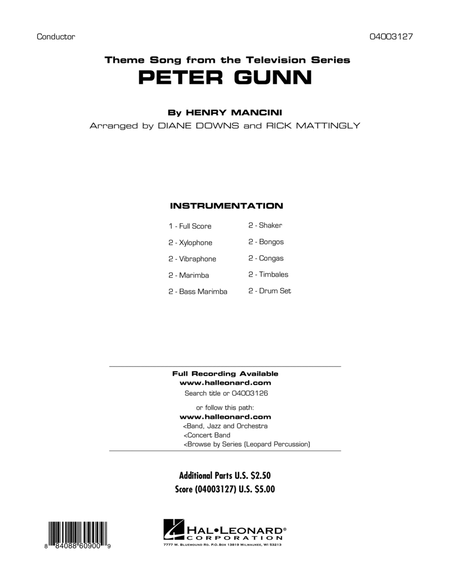 Peter Gunn - Full Score