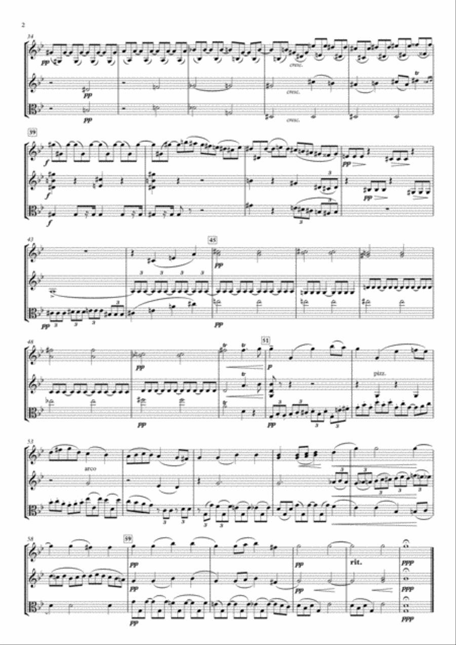 Suite for Terzetto, Op.133 String Duet scores gallery preview page 2