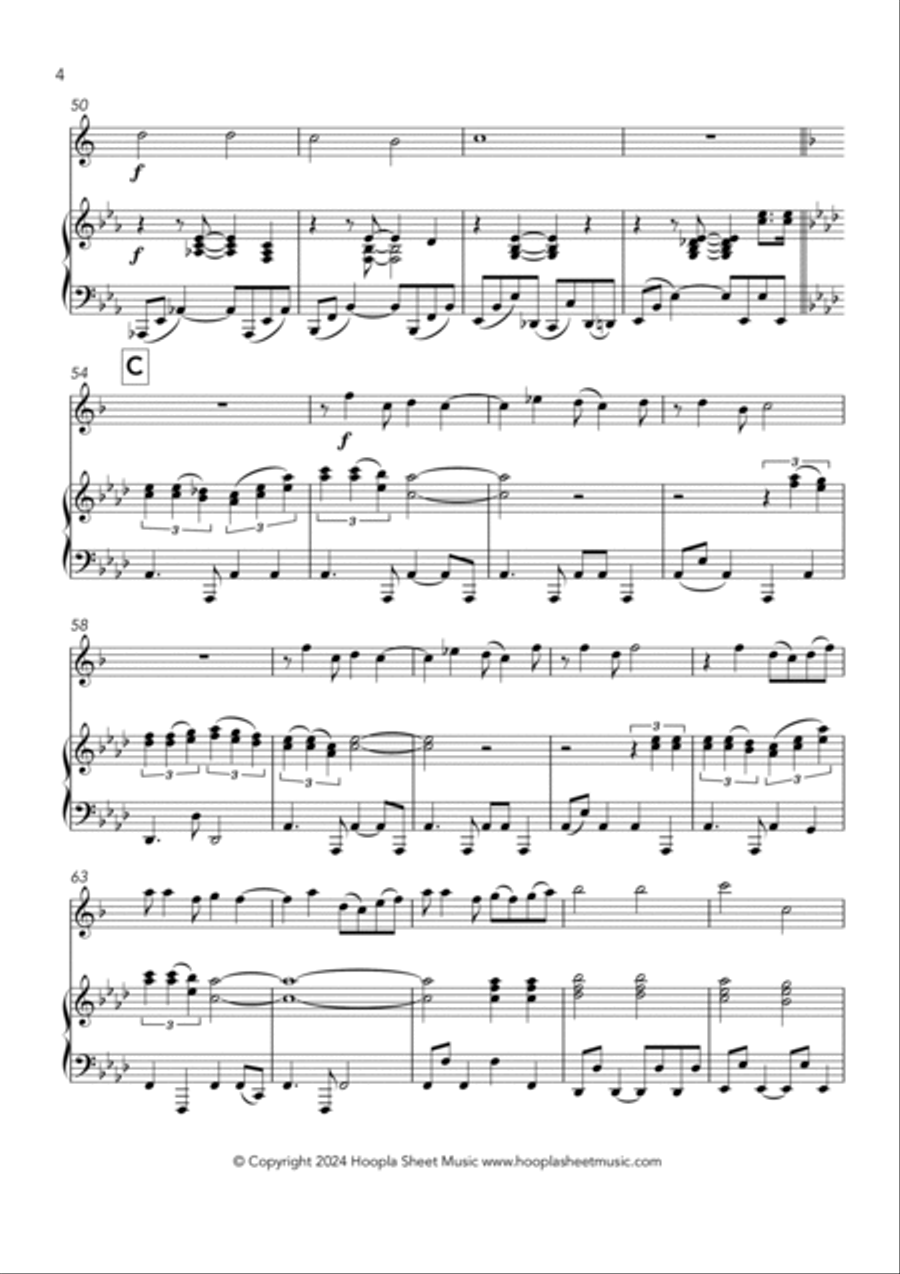 Battle Hymn of the Republic (Rock Style) Alto Saxophone scores gallery preview page 4