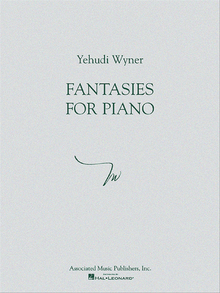 Fantasies for Piano Fantasies for Piano Piano scores gallery preview page 1