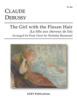 Book cover for The Girl With the Flaxen Hair for Flute Choir