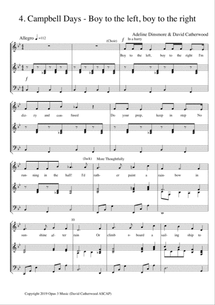 Jack's Journey - A Musical inspired by the boyhood adventures of CS Lewis (lyrics by Adeline Dinsmor Voice scores gallery preview page 5