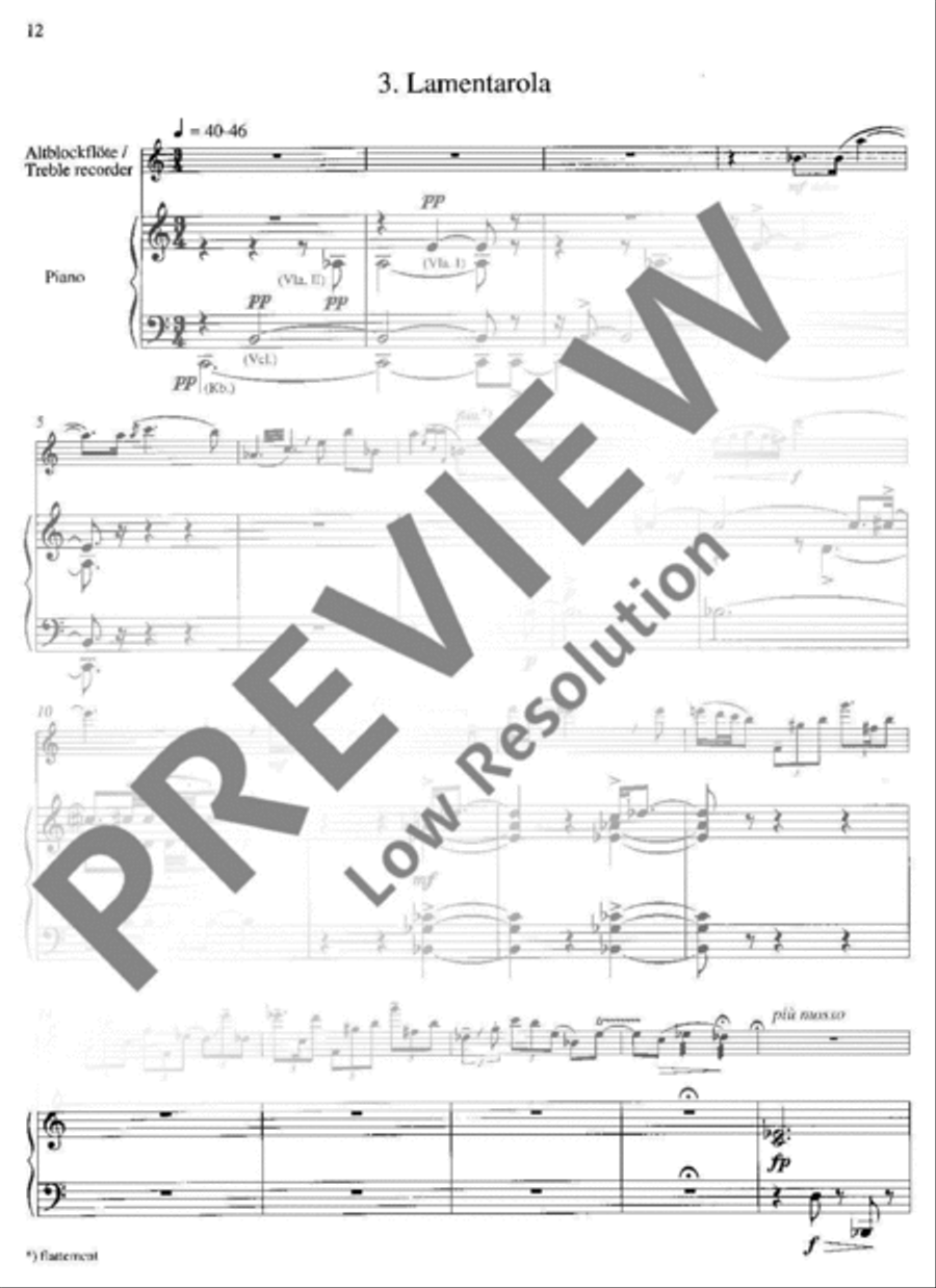 Concerto Concerto Recorder scores gallery preview page 13
