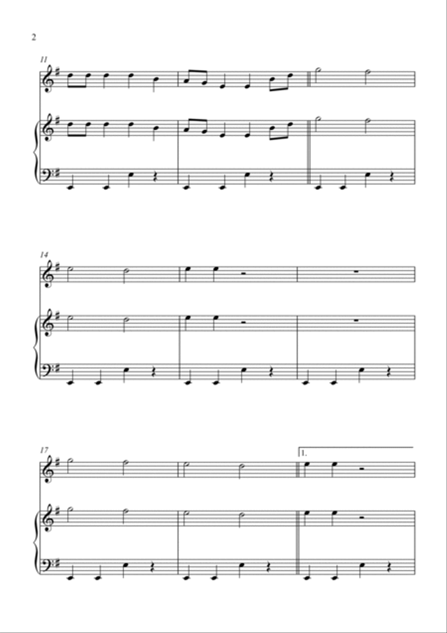 We Will Rock You Piano scores gallery preview page 2