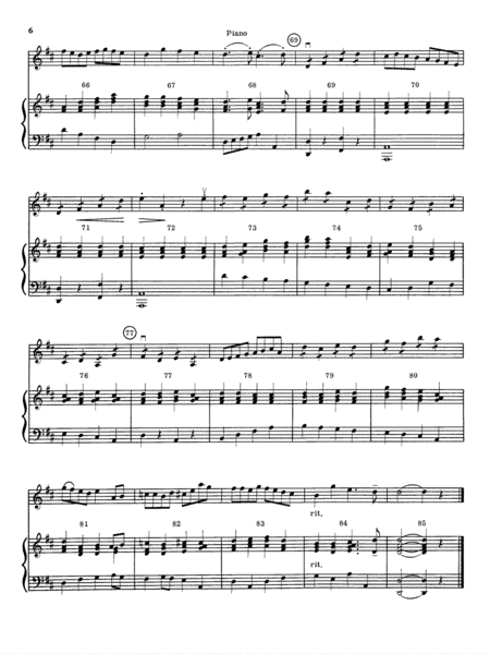 Highland/Etling Violin Quartet Series: Set 5: Piano Accompaniment