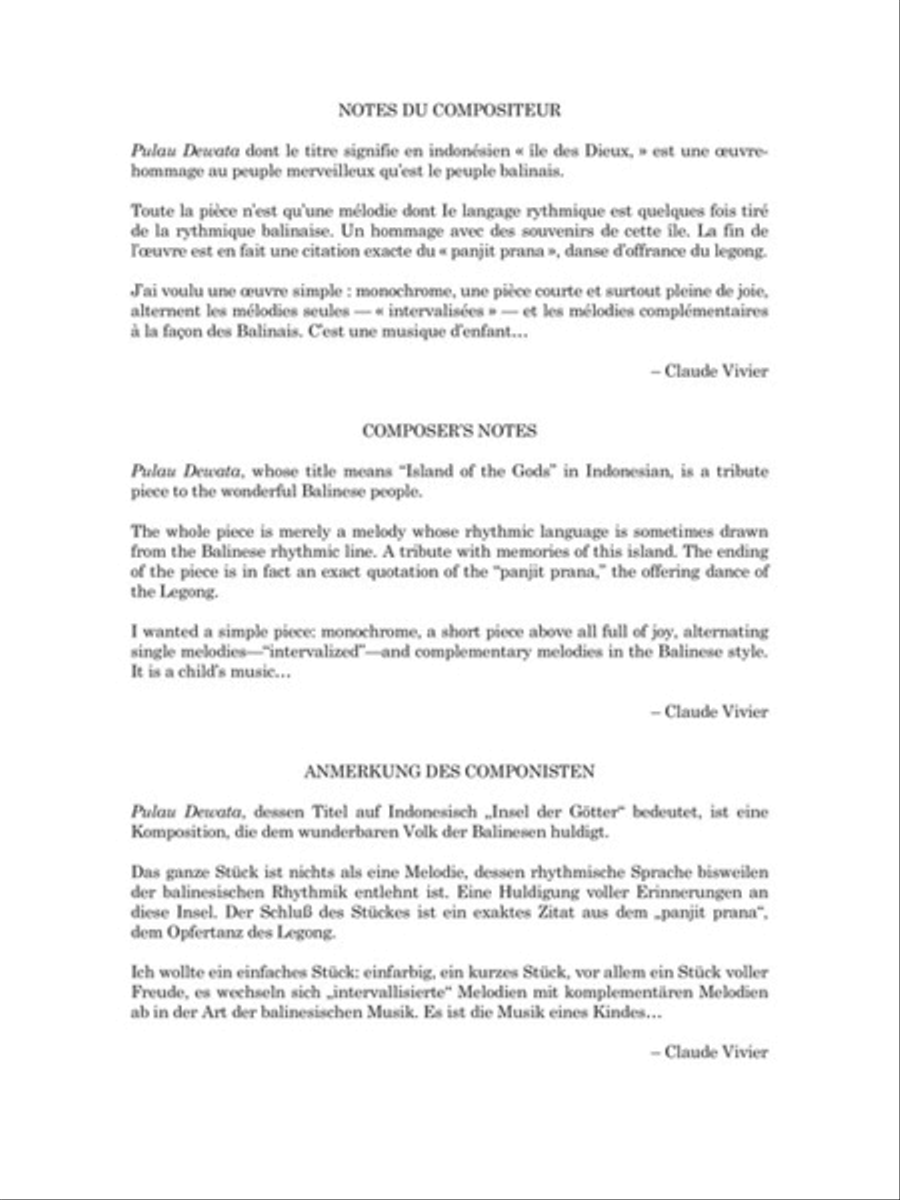 Pulau Dewata Piano scores gallery preview page 2