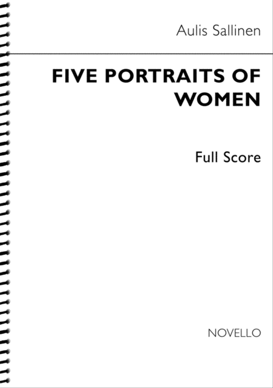 Five Portraits of Women Horn scores gallery preview page 1