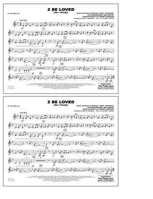 2 Be Loved (Am I Ready) (arr. Conaway & Finger) - Bb Tenor Sax