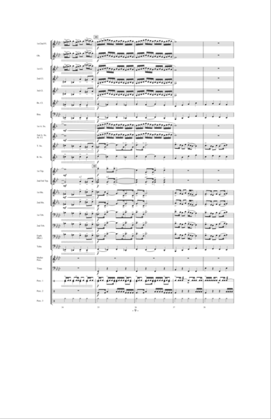 Valley of the Kings Valley of the Kings Concert Band scores gallery preview page 8