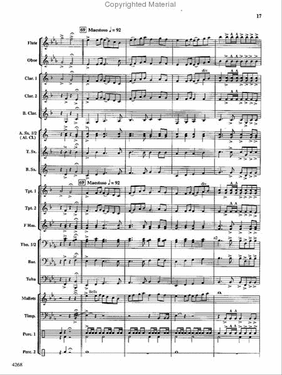 Winchester Chronicles Winchester Chronicles Concert Band scores gallery preview page 16